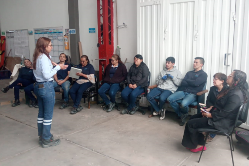 PERPE fomenta el ahorro y el URE en la empresa de Forros La Especial en el municipio de Duitama