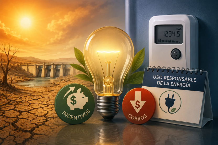Ante el Fenómeno de El Niño, llega un nuevo programa del Gobierno Nacional para ahorrar energía