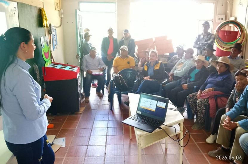 EBSA creciendo con energía con la comunidad de Chíquiza