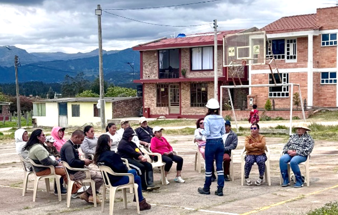EBSA fortalece el dialogo con la comunidad de Varguitas, Paipa
