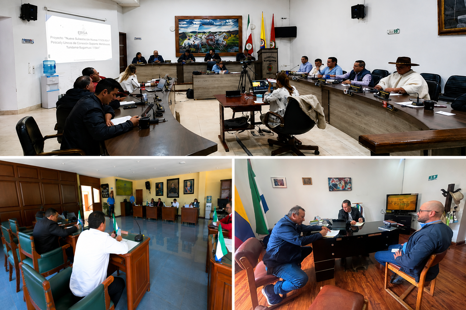 EBSA avanza en la socialización del proyecto Firavia 115 kV con autoridades de Paipa y Pesca